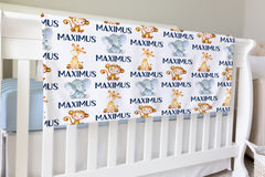 Safari Personalized Swaddle - Blanket