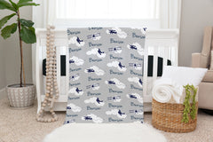 Personalized Aviation Swaddle
