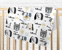 Personalized Puppy Swaddle