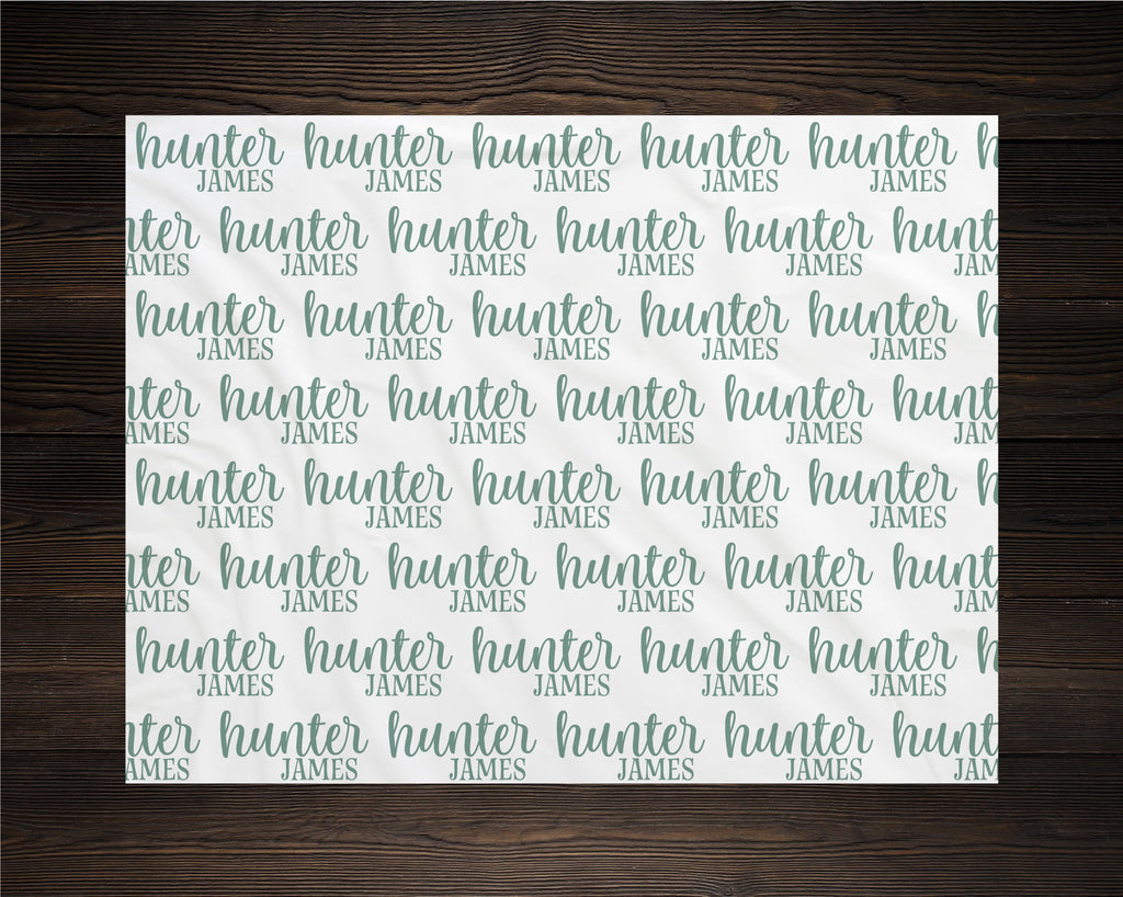 Personalized Name Swaddle