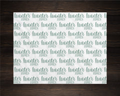 Personalized Baby Name Swaddle