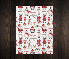 Personalized Christmas Swaddle