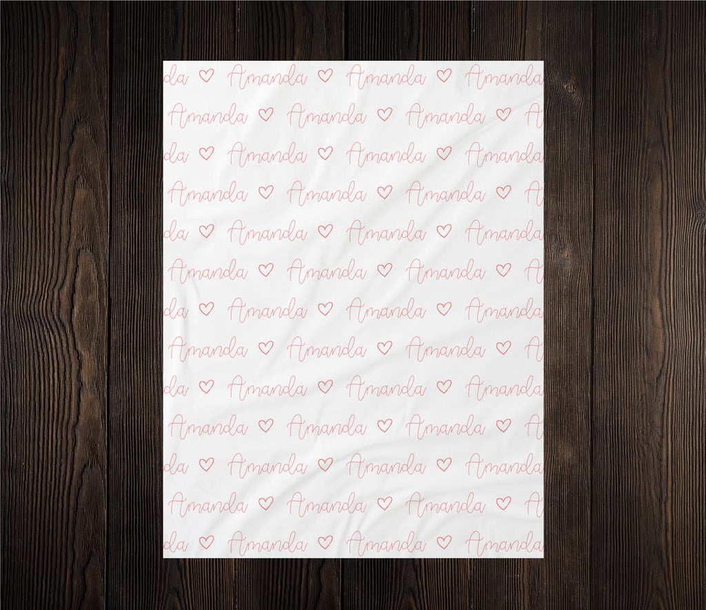 Personalized Baby Name Swaddle