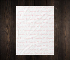 Personalized Baby Name Swaddle