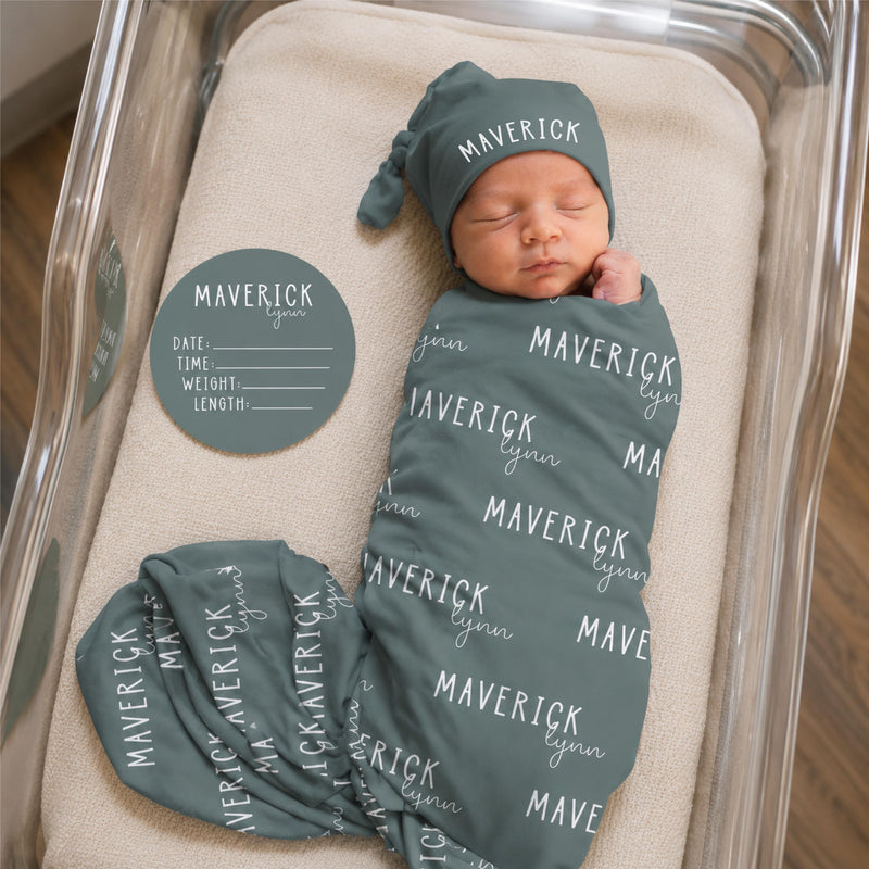 Personalized Baby Swaddle Blanket, Perfect Baby Shower Gift  JS55
