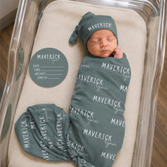 Personalized Baby Swaddle Blanket, Perfect Baby Shower Gift  JS55