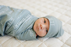 Personalized Baby Swaddle Blanket, Perfect Baby Shower Gift JS12