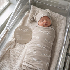 PPersonalized Baby Swaddle Blanket, Perfect Baby Shower Gift  JS55