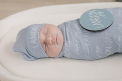 Personalized Baby Swaddle Blanket, Perfect Baby Shower Gift JS12