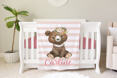 Bear Personalized Blanket