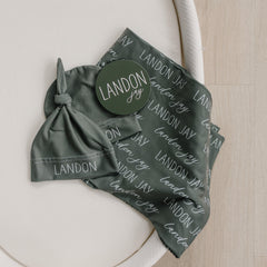 Personalized Baby Swaddle Blanket, Perfect Baby Shower Gift JS12