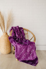 Personalized Name Blanket,NB34
