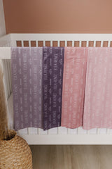 Personalized Baby Swaddle Blanket, Perfect Baby Shower Gift JS12