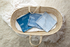 Gender Neutral Hospital Name Blanket, Baby Shower GiftJS18