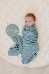 Personalized Baby Swaddle Blanket, Perfect Baby Shower Gift JS45