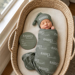 Personalized Baby Swaddle Blanket, Perfect Baby Shower Gift  JS55