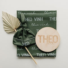Personalized Baby Swaddle Blanket, Perfect Baby Shower Gift JS43