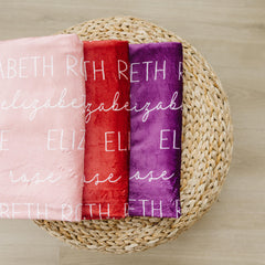 Personalized Name Blanket, NB34