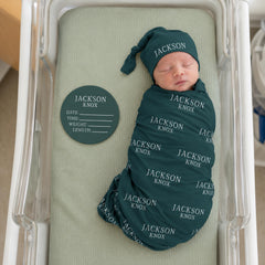 Personalized Baby Swaddle Blanket, Perfect Baby Shower Gift  JS54