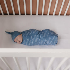 Personalized Baby Swaddle Blanket, Perfect Baby Shower Gift JS12