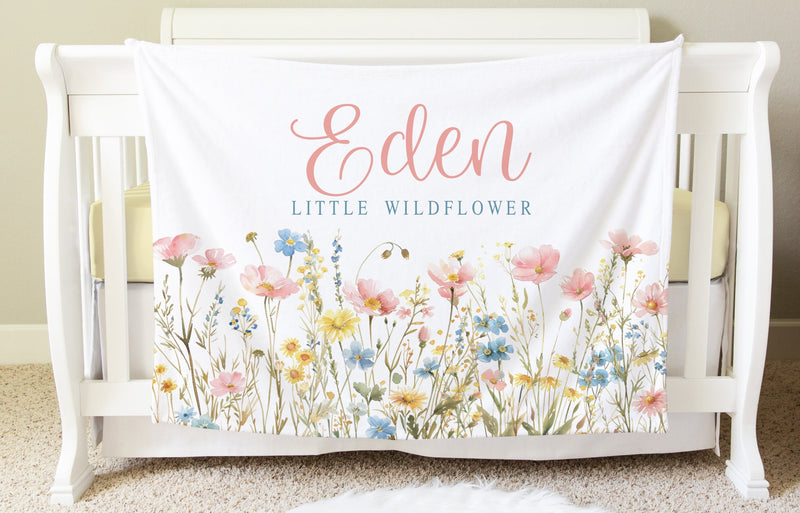 Wildflower Baby Blanket,   BB55