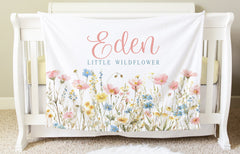 Wildflower Baby Blanket,   BB55