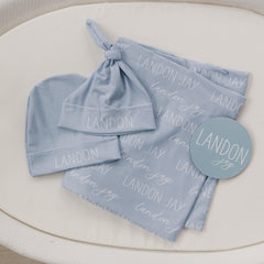 Personalized Baby Swaddle Blanket, Perfect Baby Shower Gift JS12