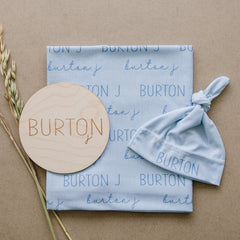 Personalized Baby Swaddle Blanket, Perfect Baby Shower Gift JS45