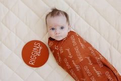 Personalized Baby Swaddle Blanket, Perfect Baby Shower Gift JS12
