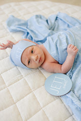 Personalized Baby Swaddle Blanket, Perfect Baby Shower Gift JS12