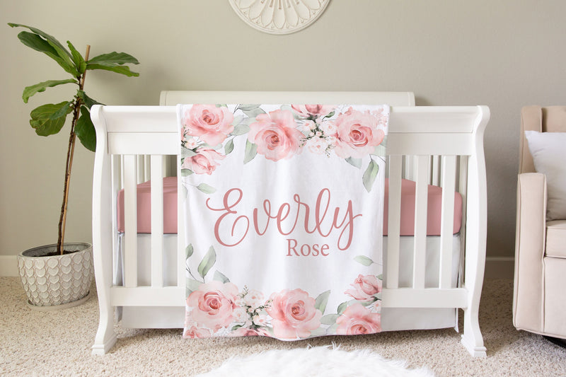 Rose Personalized Blanket, BB10