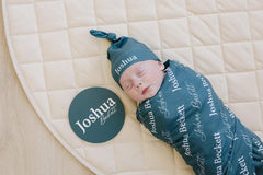 Personalized Baby Swaddle Blanket, Perfect Baby Shower Gift JS01
