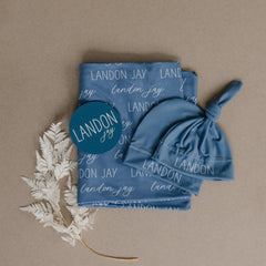 Personalized Baby Swaddle Blanket, Perfect Baby Shower Gift JS12