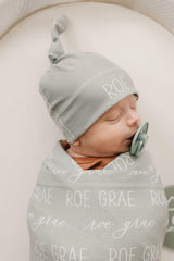 Personalized Baby Swaddle Blanket, Perfect Baby Shower Gift JS12