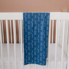 Personalized Baby Swaddle Blanket, Perfect Baby Shower Gift JS12