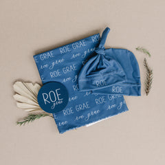 Personalized Baby Swaddle Blanket, Perfect Baby Shower Gift JS12