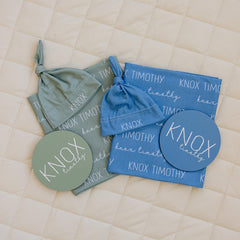 Personalized Baby Swaddle Blanket, Perfect Baby Shower Gift JS45