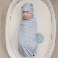 Personalized Baby Swaddle Blanket, Perfect Baby Shower Gift JS12