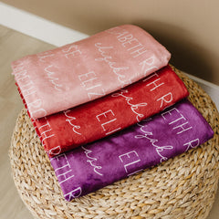 Personalized Name Blanket, NB34