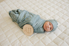 Personalized Baby Swaddle Blanket, Perfect Baby Shower Gift JS12