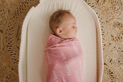 Personalized Swaddle and Sign Bundle Optional, Best Baby Shower Gift JS01