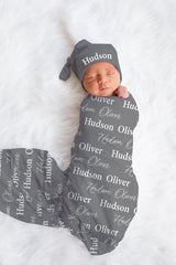 Personalized Baby Swaddle Blanket - JS01