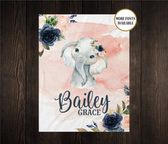 Personalized Baby Name Blanket