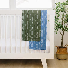 Personalized Baby Swaddle Blanket, Perfect Baby Shower Gift JS43