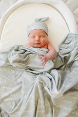 Personalized Baby Swaddle Blanket, Perfect Baby Shower Gift JS12