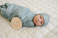 Personalized Baby Swaddle Blanket, Perfect Baby Shower Gift JS12