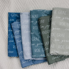 Personalized Baby Swaddle Blanket, Perfect Baby Shower Gift JS12
