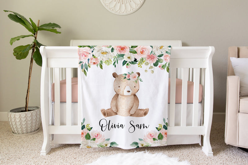 Baby Bear Personalized  Blanket