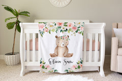Baby Bear Personalized  Blanket