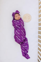 Personalized Baby Swaddle Blanket, Perfect Baby Shower Gift JS44
